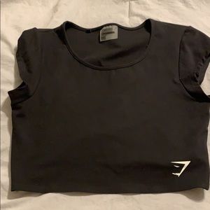 ❤️Gymshark dreamy crop top in black size medium